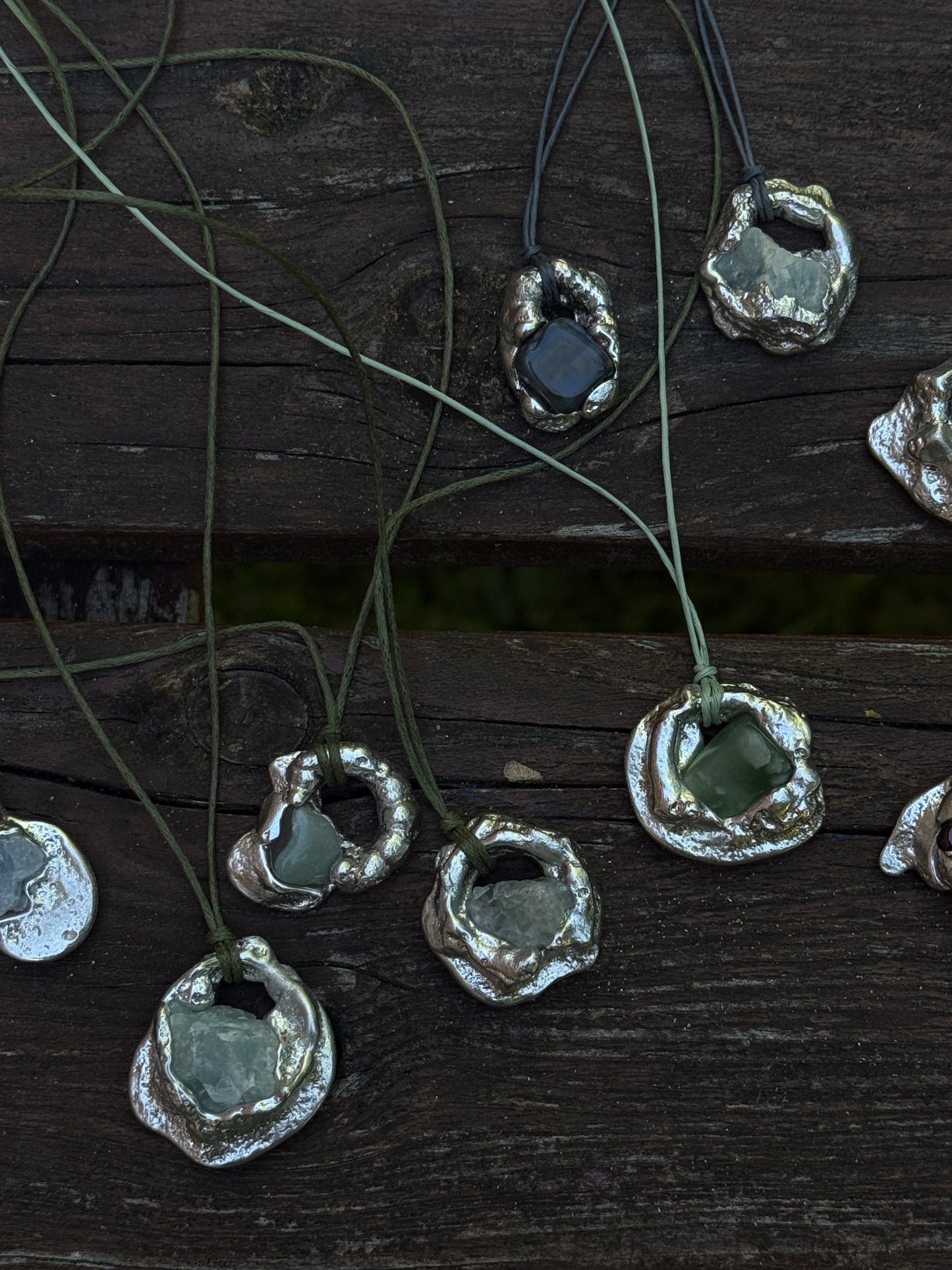 Supermini Fossil Necklace w/ Stone