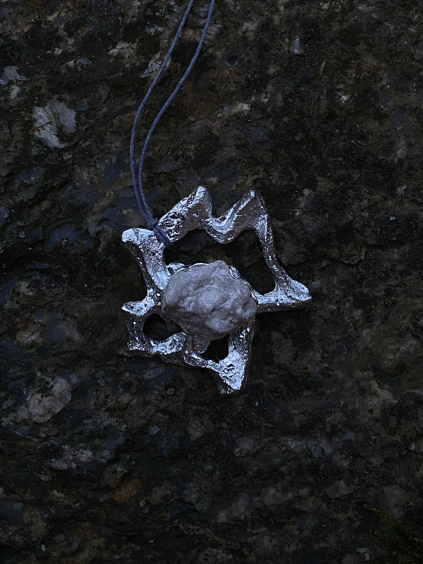 Fossil Necklace w/ Limestone