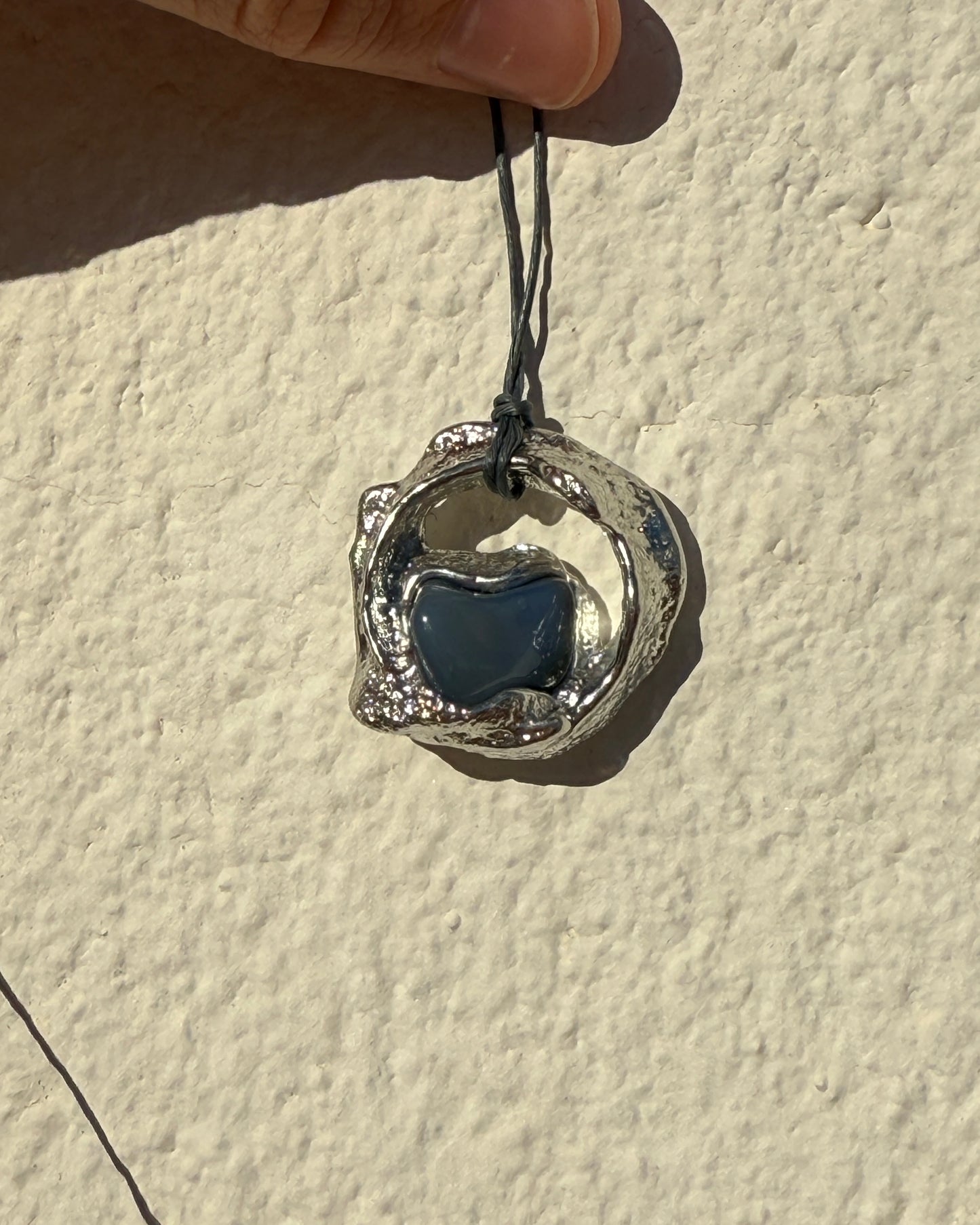 Mini Fossil Necklace w/ Stone