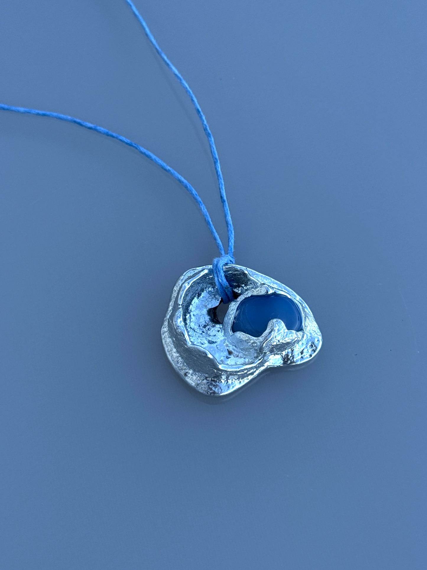 Mini Fossil Necklace w/ Stone