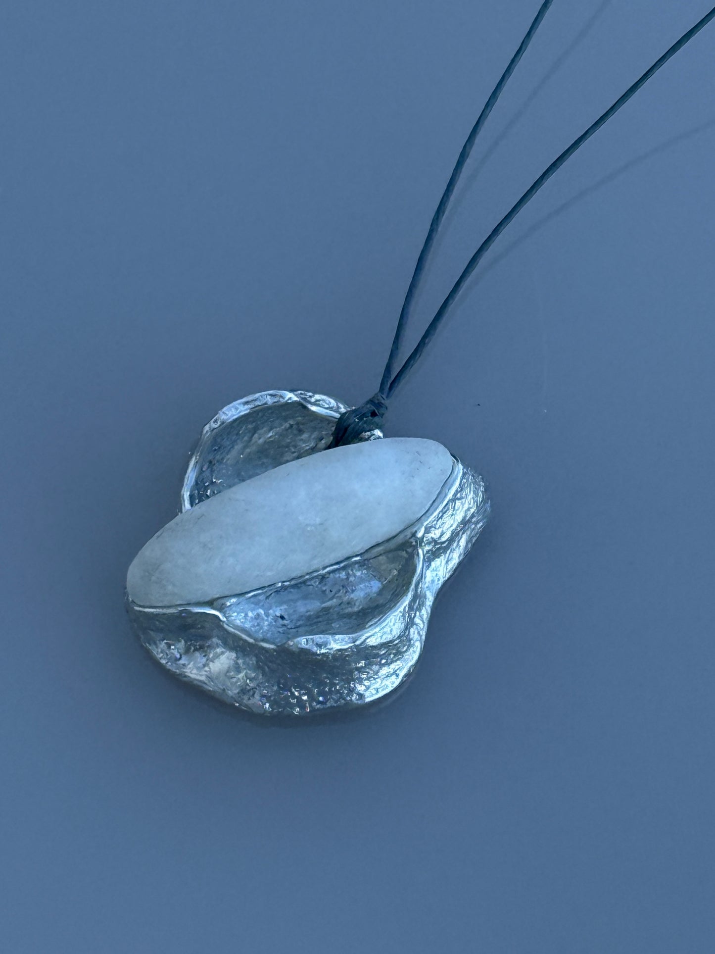 Mini Fossil Necklace w/ Stone