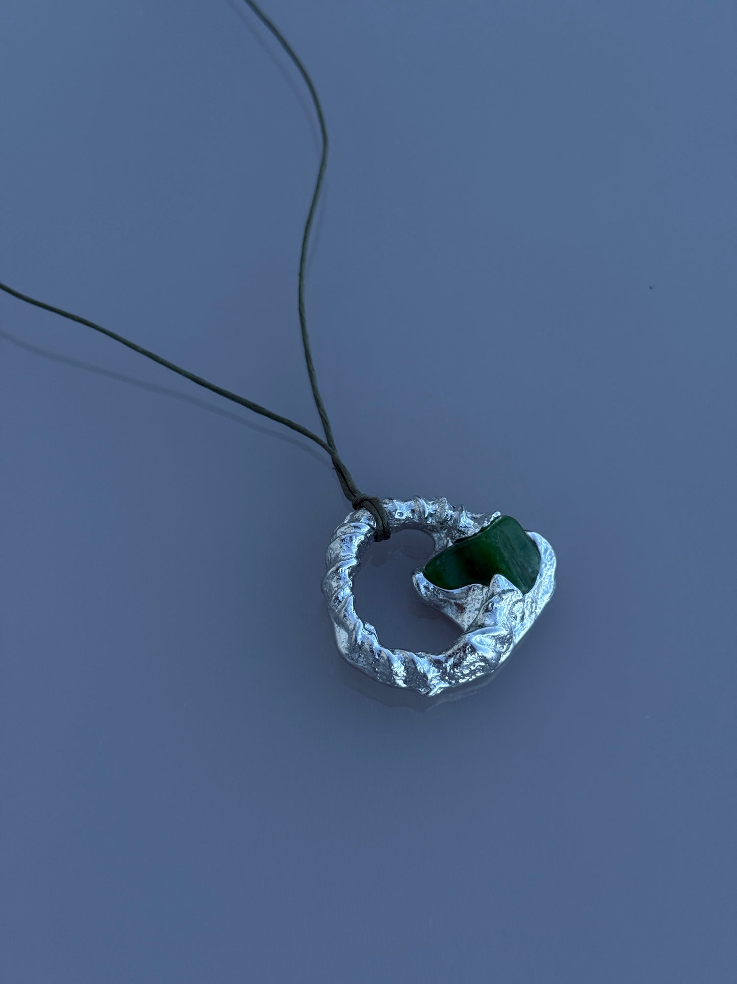 Mini Fossil Necklace w/ Stone