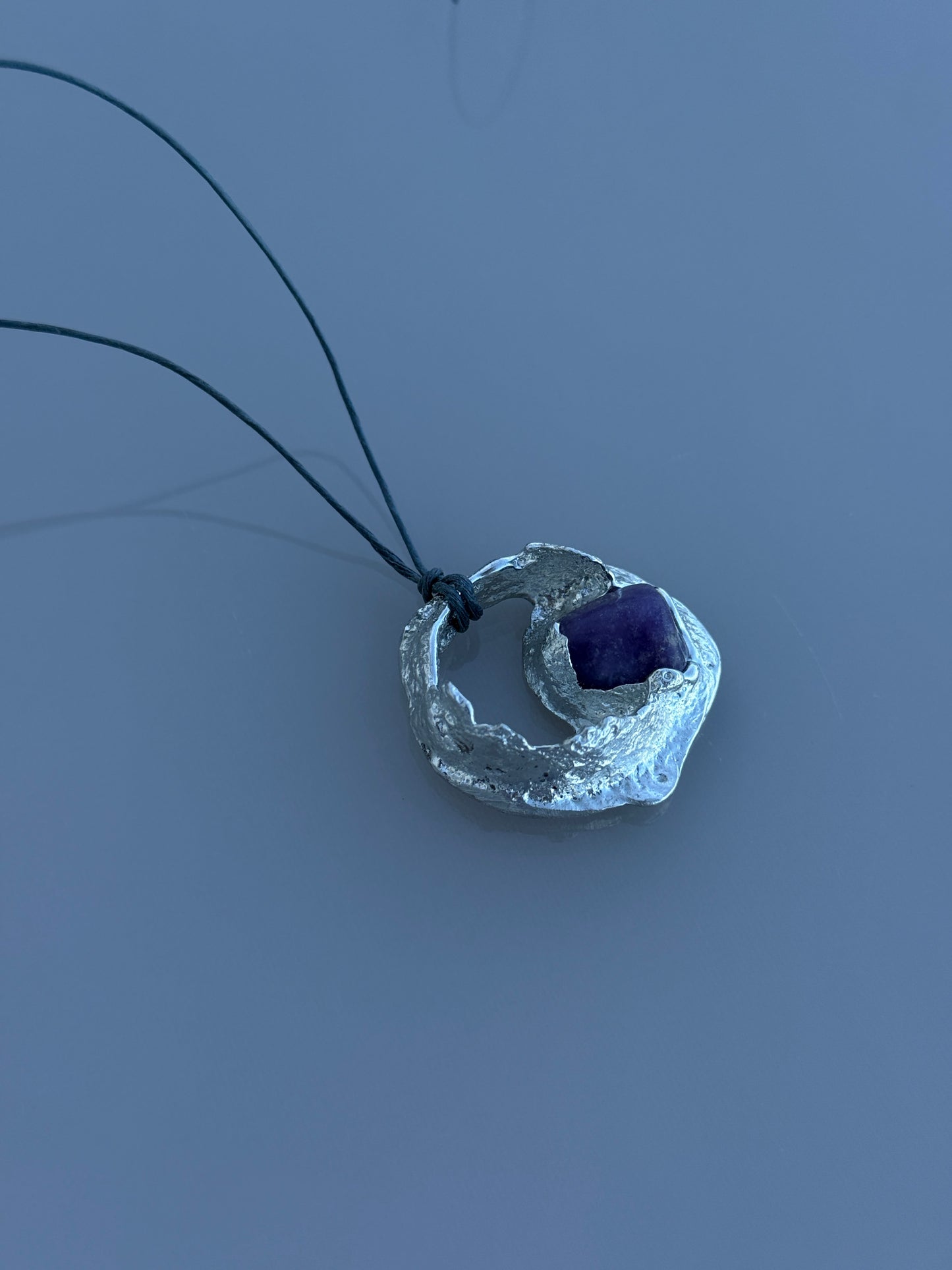 Mini Fossil Necklace w/ Stone