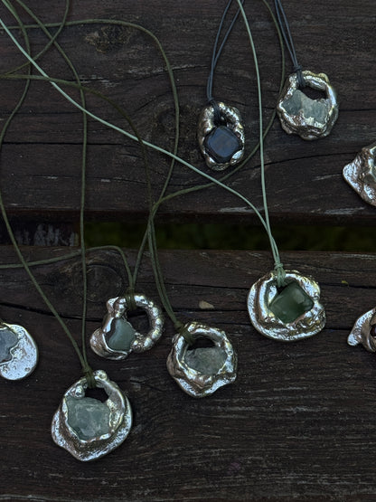 Supermini Fossil Necklace w/ Stone