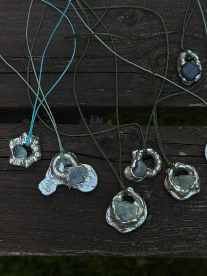 Supermini Fossil Necklace w/ Stone