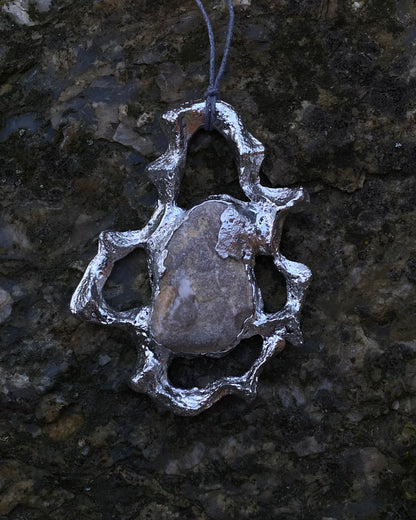Fossil Necklace w/Limestone
