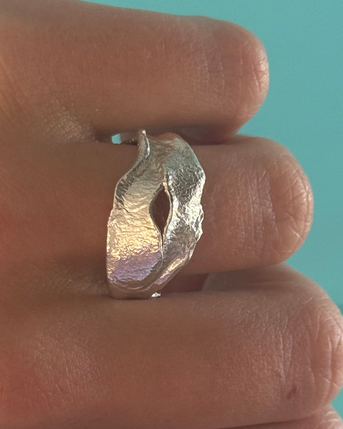 Wide Wonky Ring