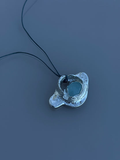 Mini Fossil Necklace w/ Stone